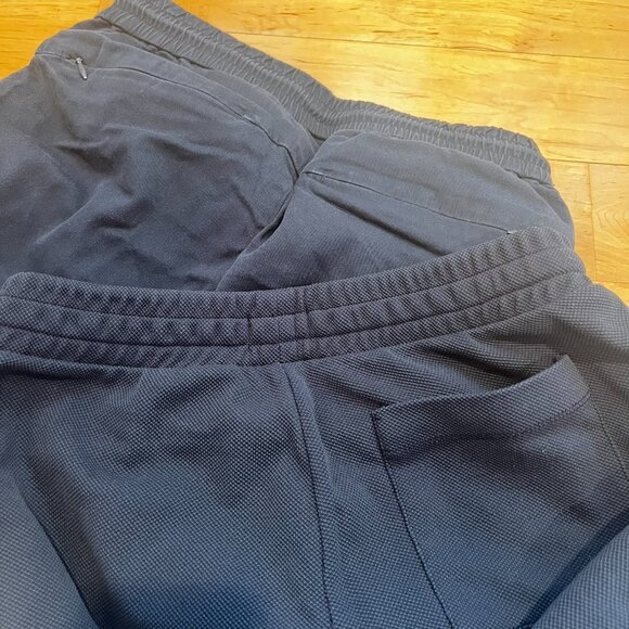 Club Monaco Men's Navy Blue Elastic Waist Pull Up Drawstring Casual Pants Sz S - Picture 5 of 7